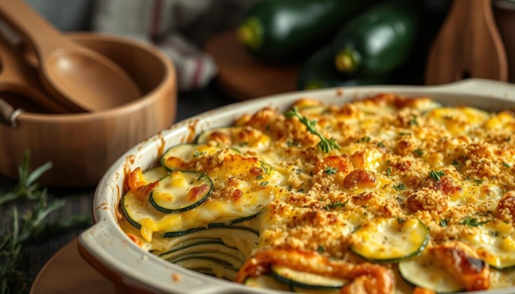 gratin de courgettes​