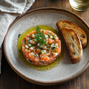 tartare de saumon