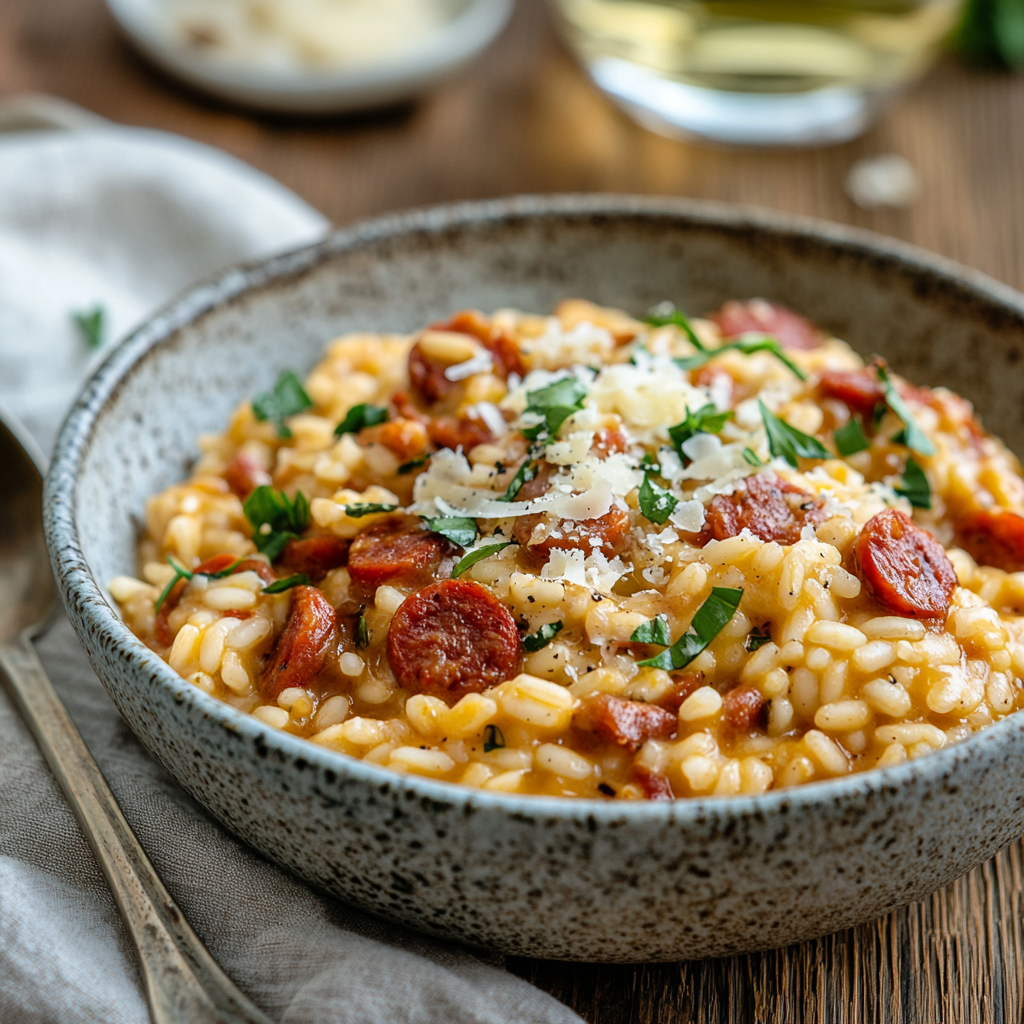 risotto chorizo​